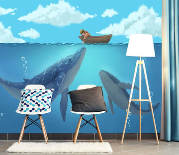 3D Whale Bubble 450 Wallpaper AJ Wallpaper 2 
