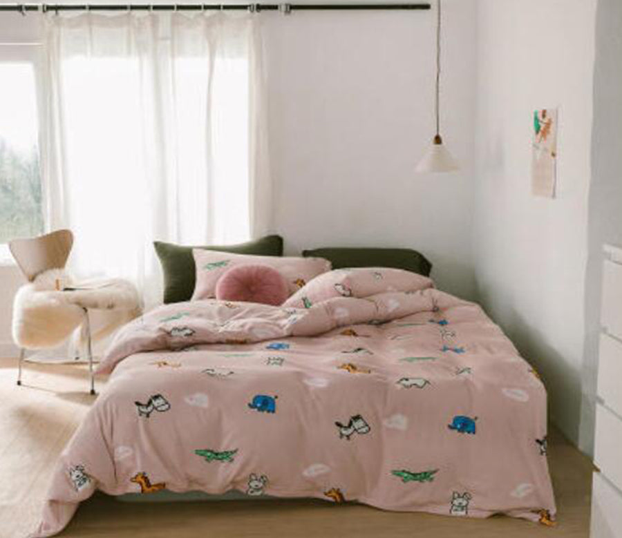 3D Colored Pony 17143 Bed Pillowcases Quilt