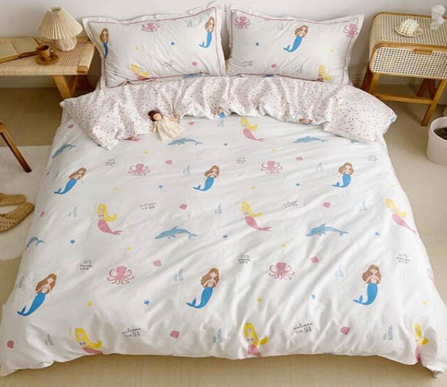 3D Mermaid Octopus 5040 Bed Pillowcases Quilt