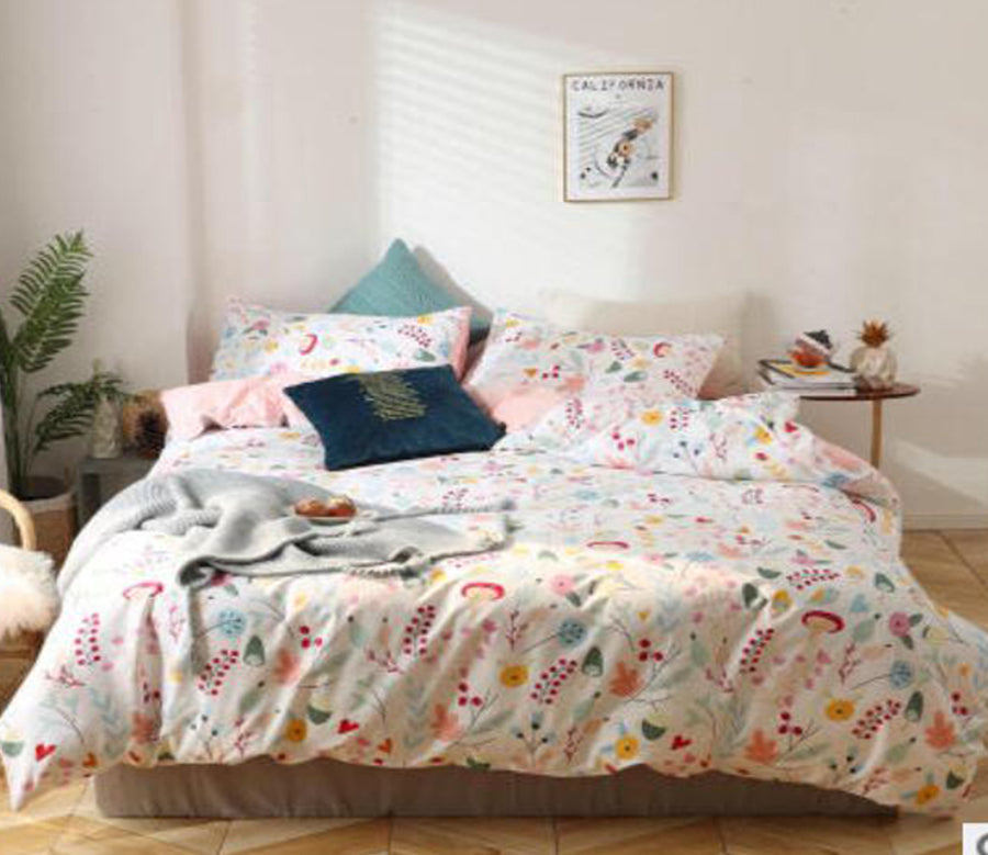 3D Floral 15221 Bed Pillowcases Quilt