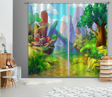 3D Fairy Forest 776 Curtains Drapes Wallpaper AJ Wallpaper 