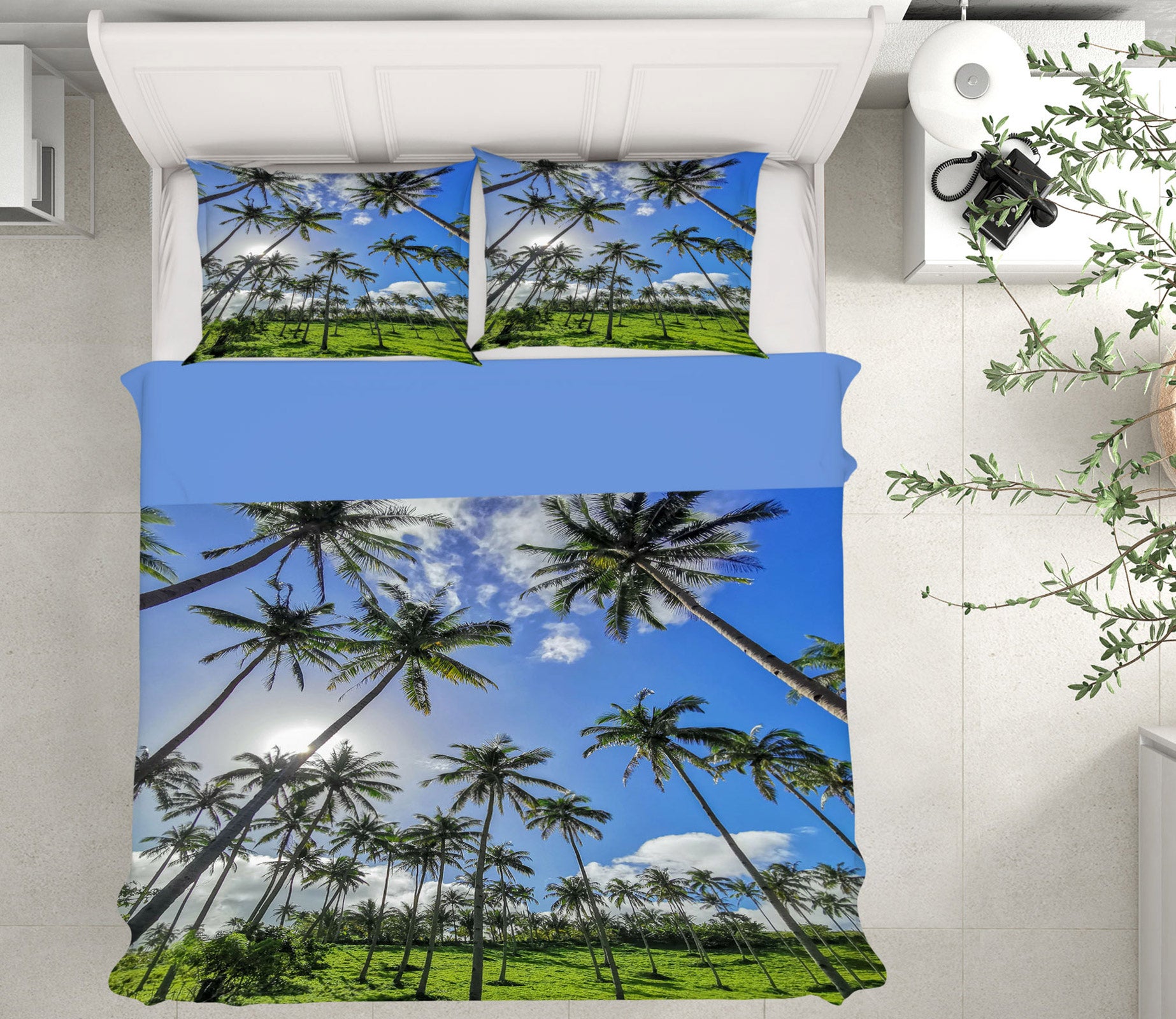 3D Coconut Grove 16162 Bed Pillowcases Quilt