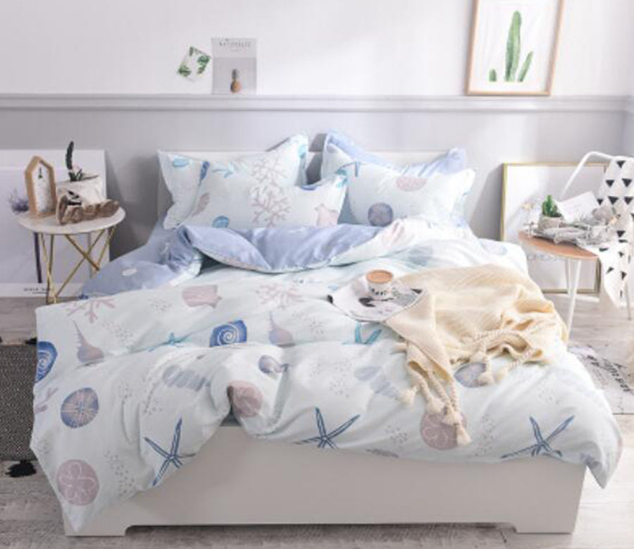 3D Starfish Shell 30279 Bed Pillowcases Quilt