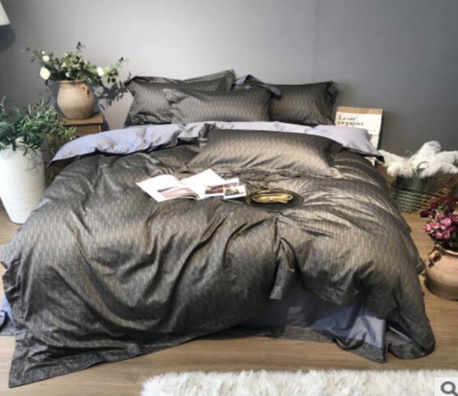 3D Black Dark Flower 40034 Bed Pillowcases Quilt