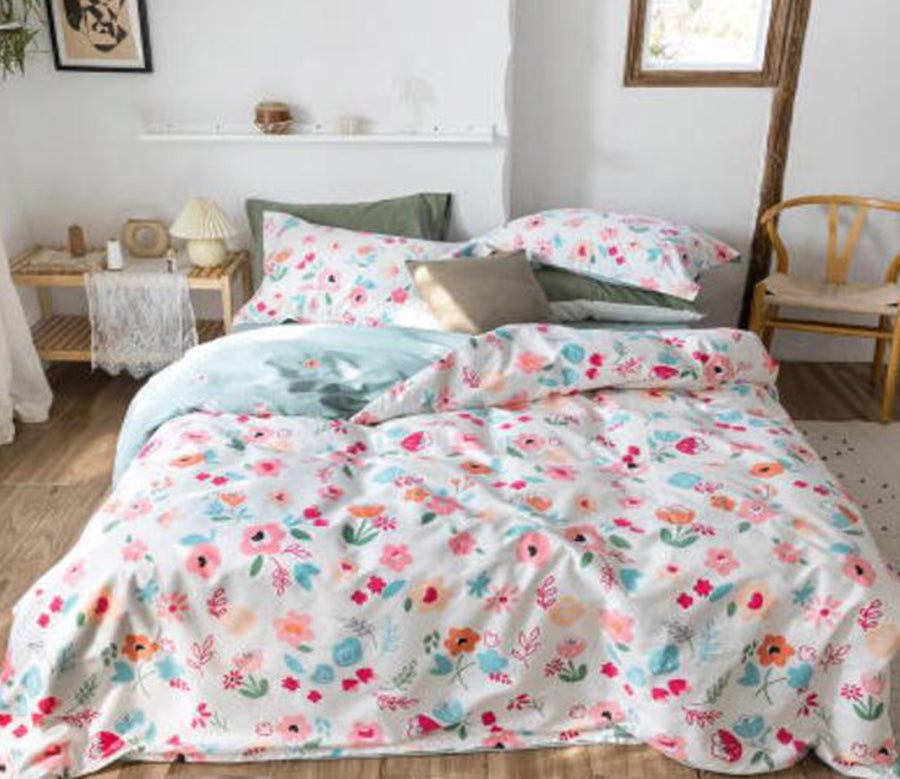 3D Floral 13185 Bed Pillowcases Quilt
