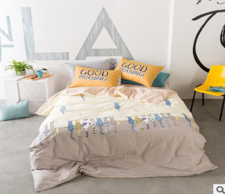 3D Cats 30302 Bed Pillowcases Quilt