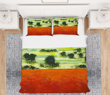 3D Morning Meadow 2114 Allan P. Friedlander Bedding Bed Pillowcases Quilt Quiet Covers AJ Creativity Home 