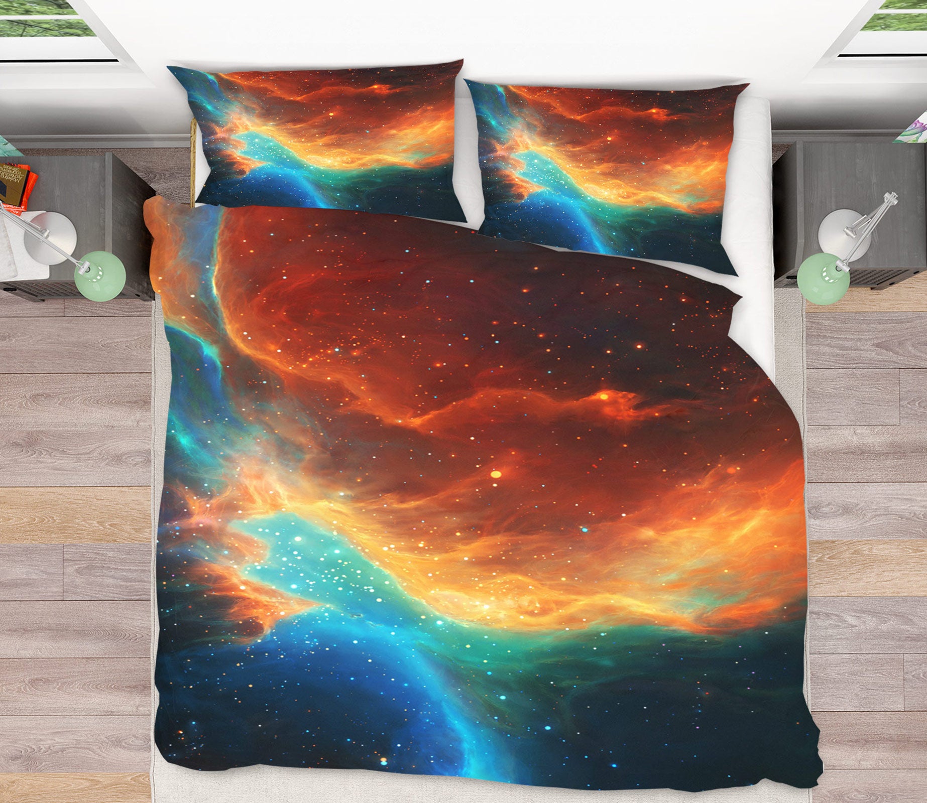 3D Starry Planet 16151 Bed Pillowcases Quilt