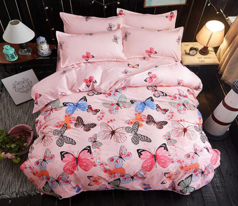 3D Butterfly Pattern 12181 Bed Pillowcases Quilt