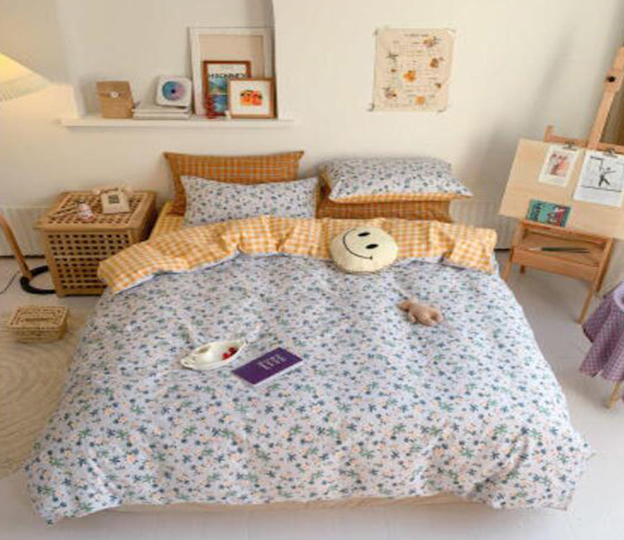 3D Floral Pattern 17004 Bed Pillowcases Quilt