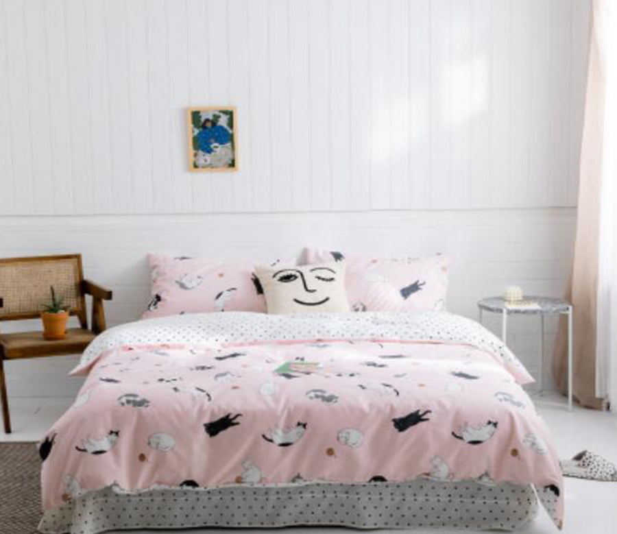 3D Cats 40093 Bed Pillowcases Quilt