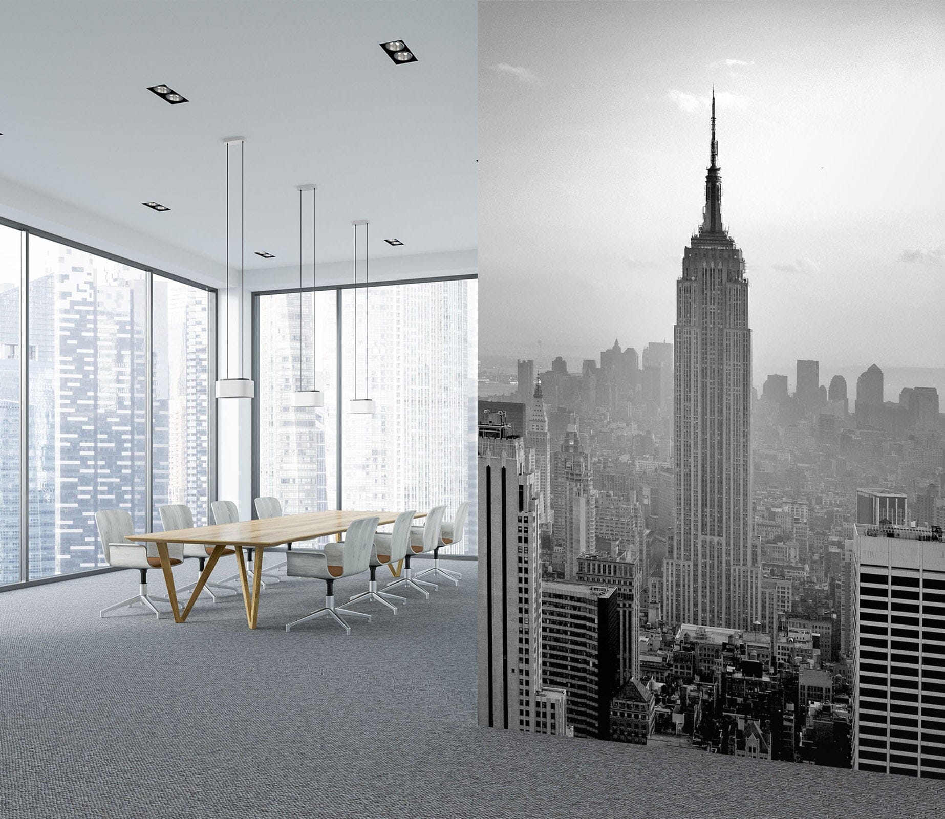 3D Office New York 074 Wall Murals Wallpaper AJ Wallpaper 2