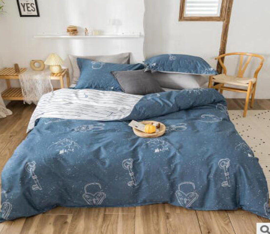 3D Key Lock 30310 Bed Pillowcases Quilt