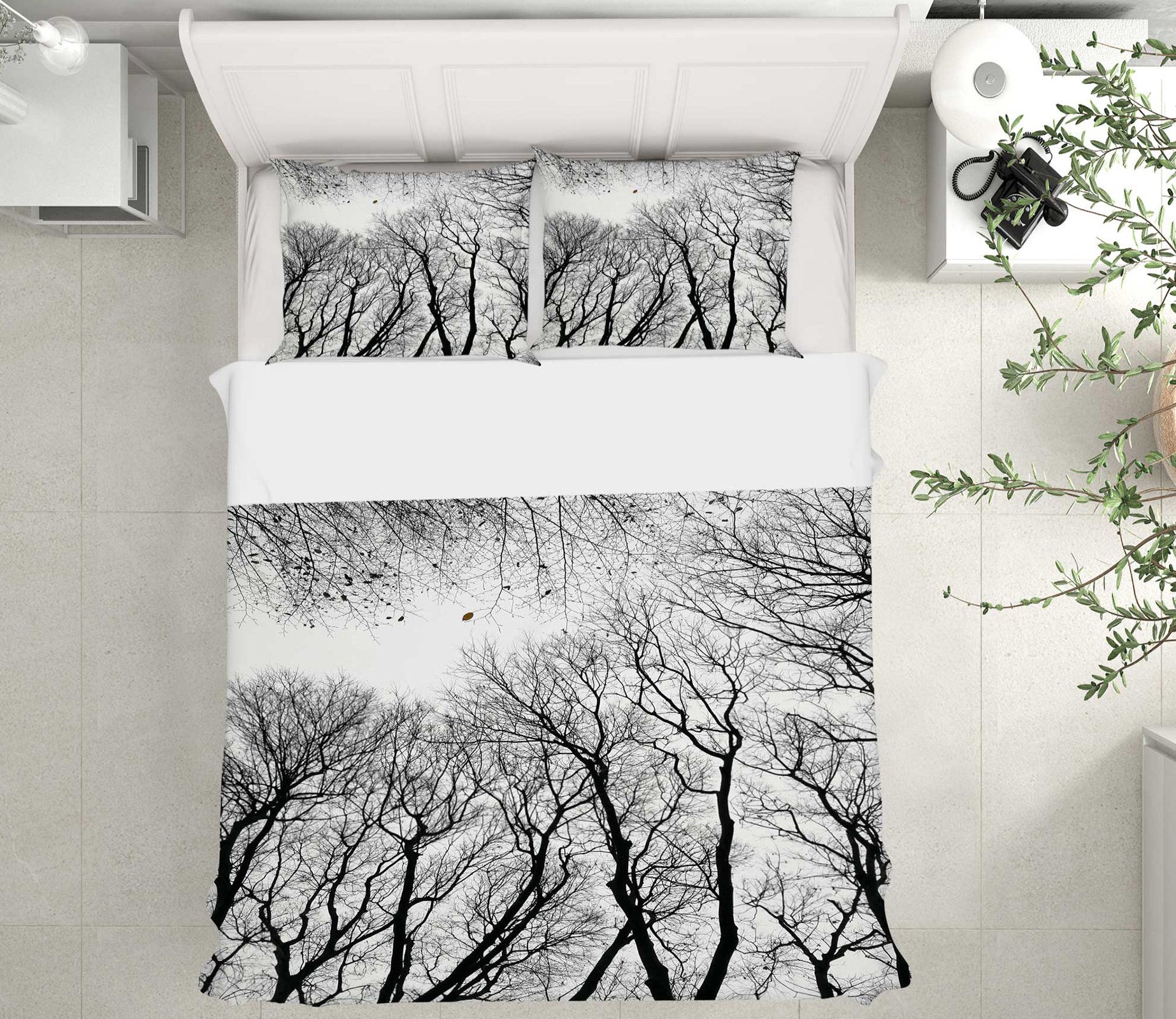 3D Branches 16100 Bed Pillowcases Quilt