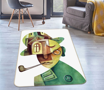 3D Abstract Painting 33204 Non Slip Rug Mat