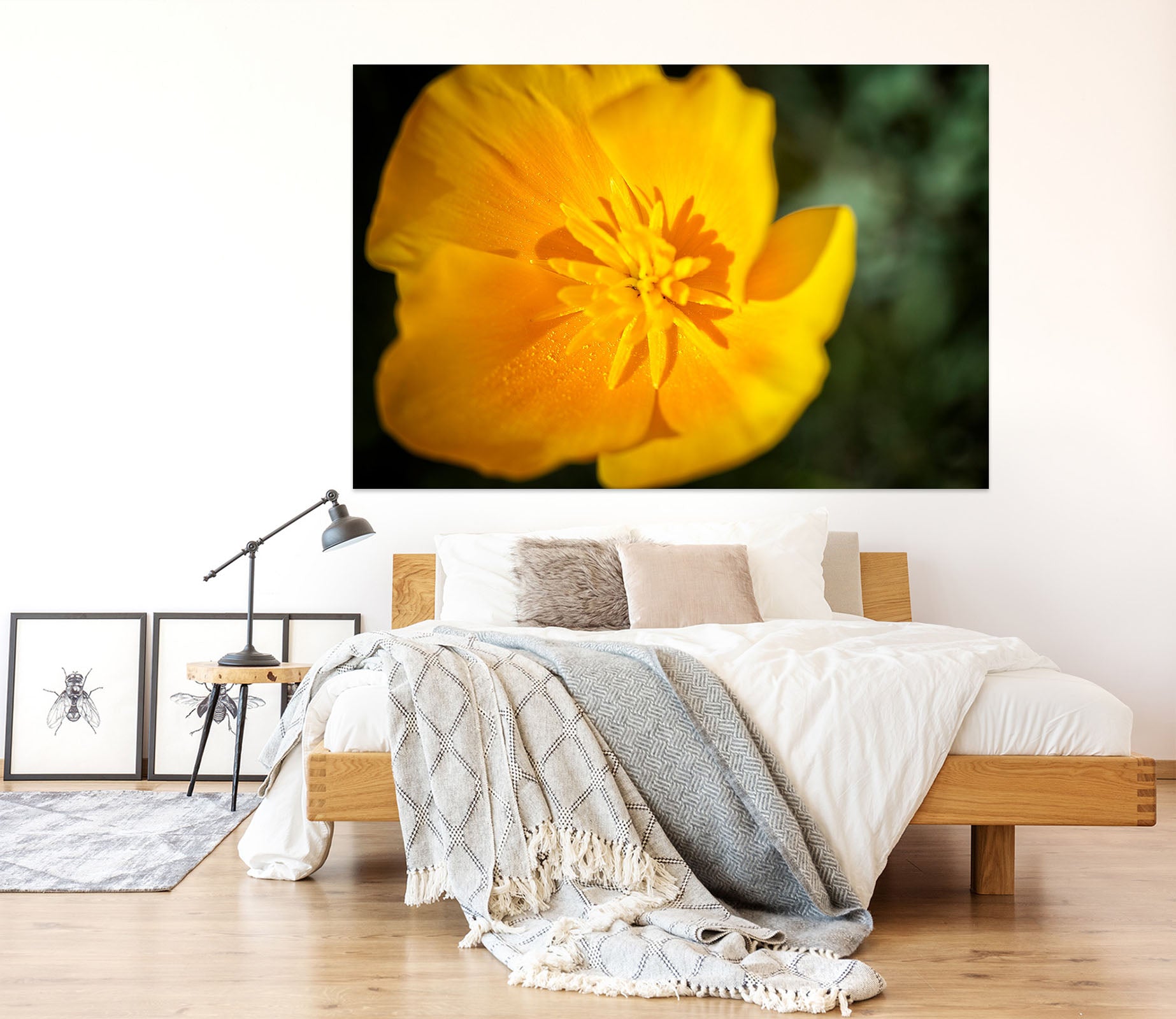 3D Yellow Flowers 61178 Kathy Barefield Wall Sticker