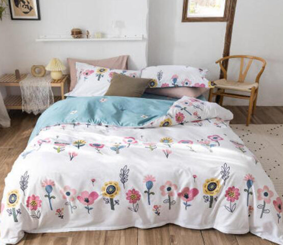 3D Flowers 30319 Bed Pillowcases Quilt
