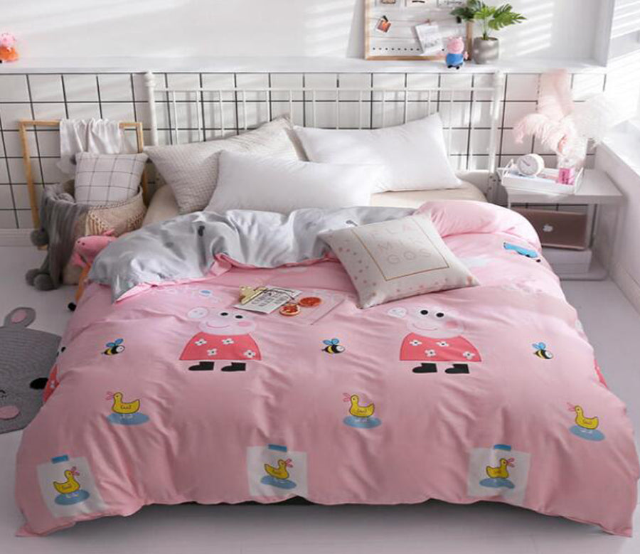 3D Peppa Pig 4117 Bed Pillowcases Quilt