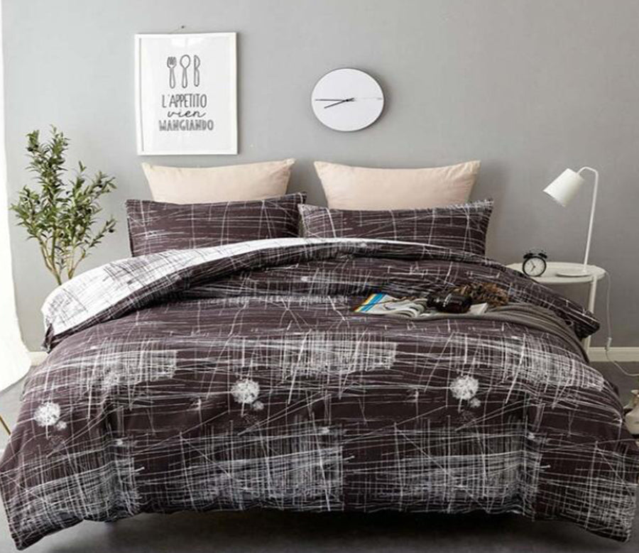3D Brown 5081 Bed Pillowcases Quilt