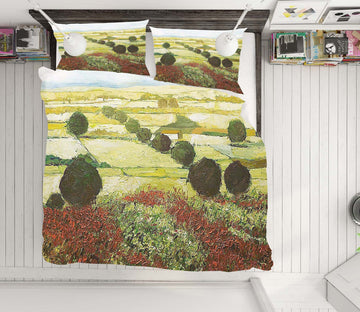 3D Wildflower Valley 2109 Allan P. Friedlander Bedding Bed Pillowcases Quilt Quiet Covers AJ Creativity Home 