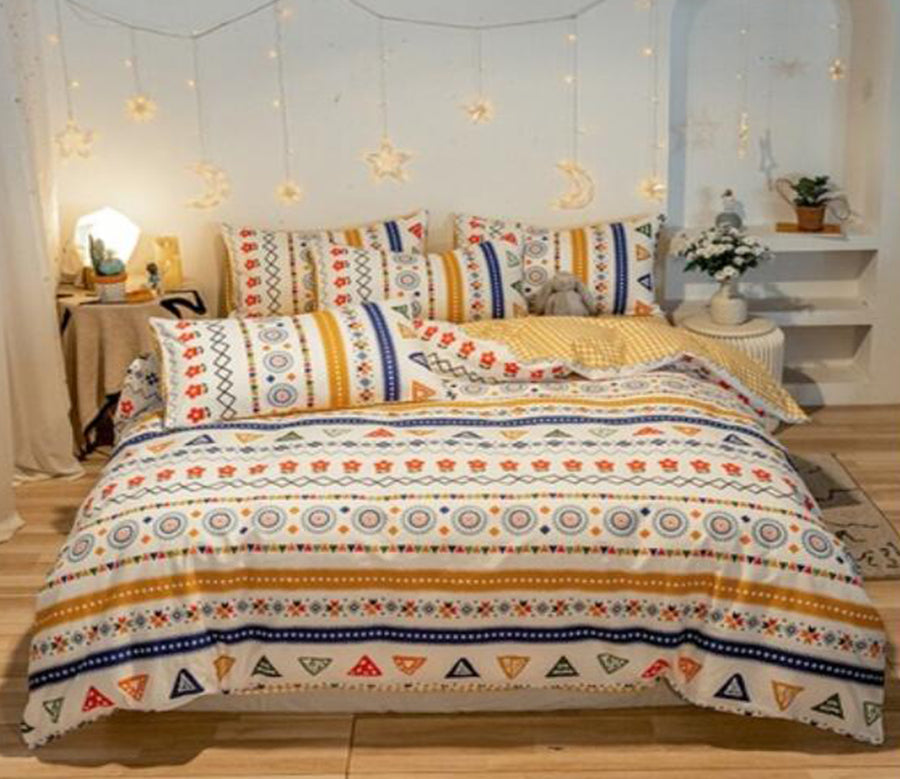 3D Yellow Totem 40294 Bed Pillowcases Quilt