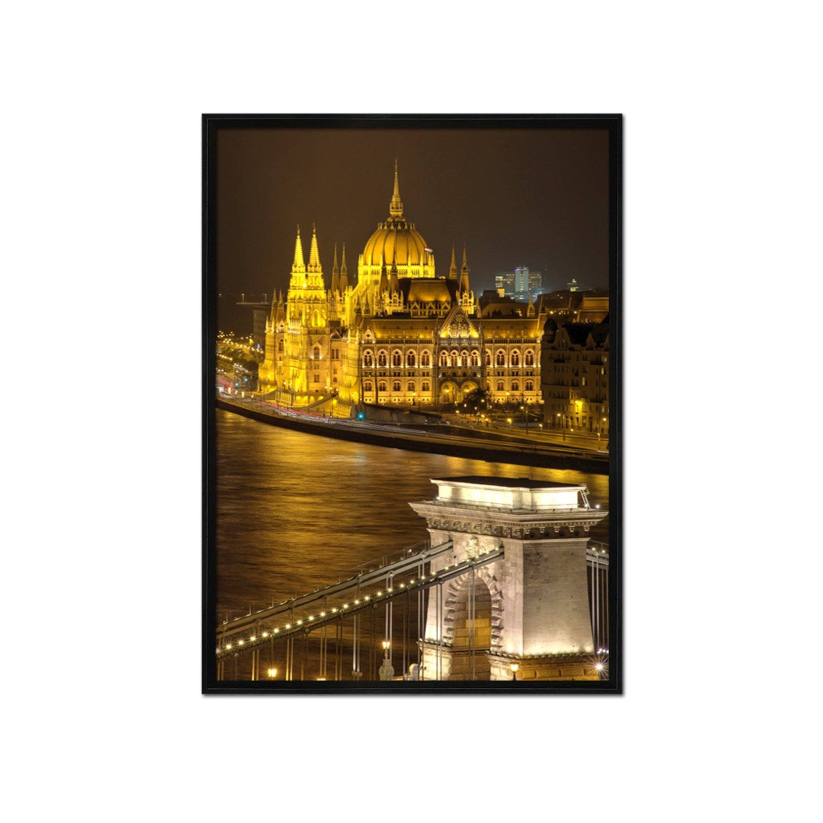 3D Bustling City 046 Fake Framed Print Painting Wallpaper AJ Creativity Home