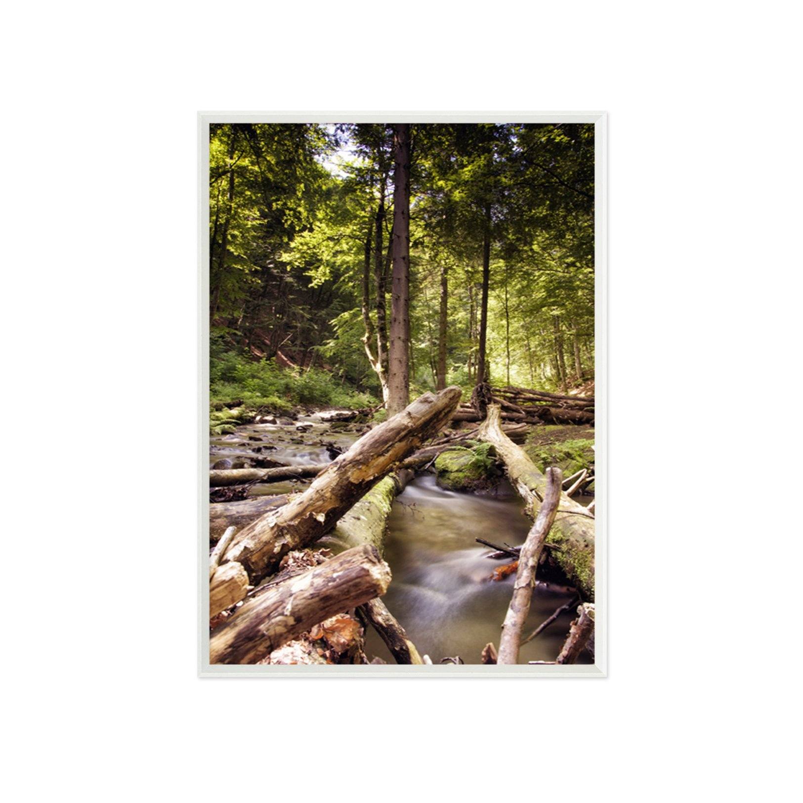 3D Curved Tree 051 Fake Framed Print Painting Wallpaper AJ Creativity Home