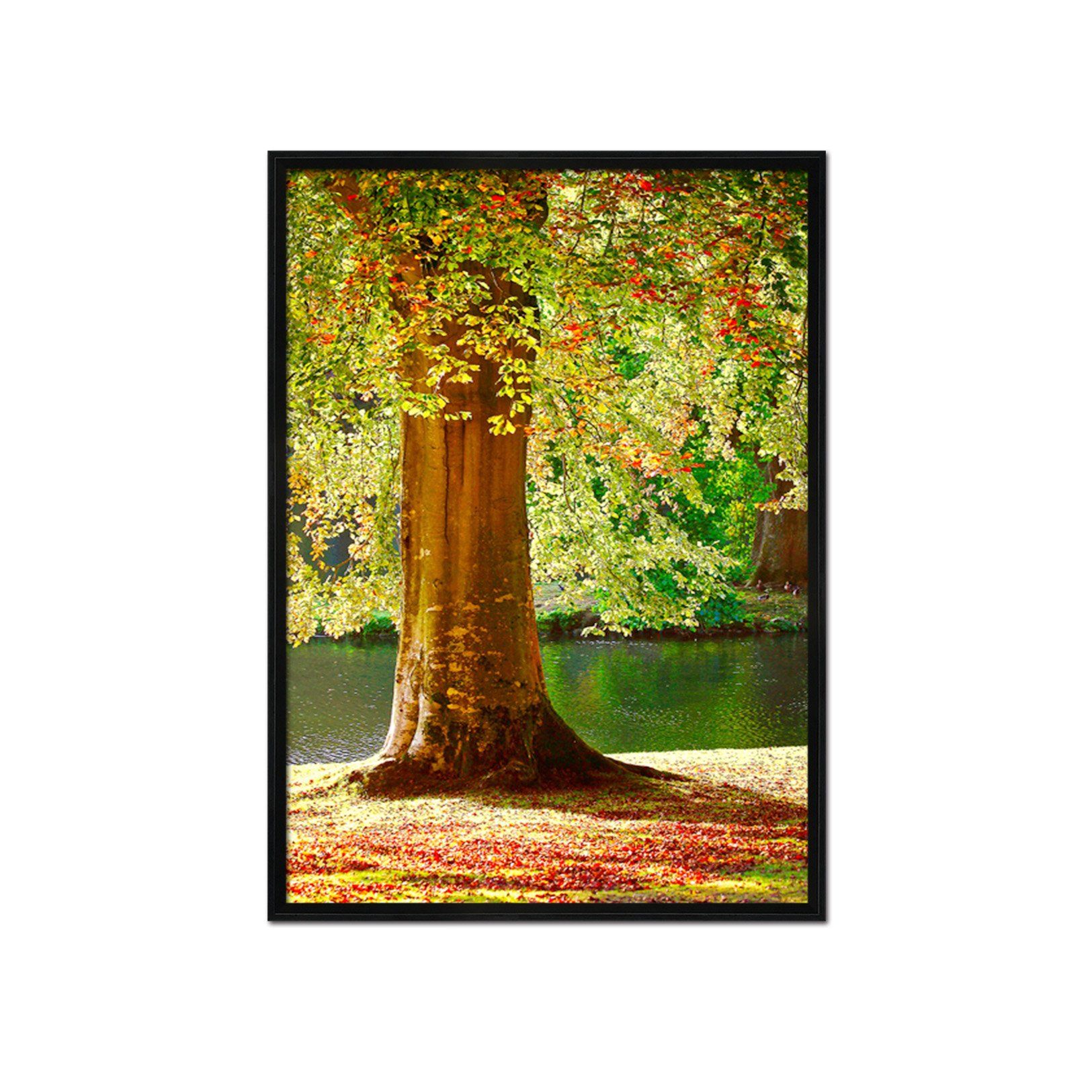 3D Big Tree 049 Fake Framed Print Painting Wallpaper AJ Creativity Home
