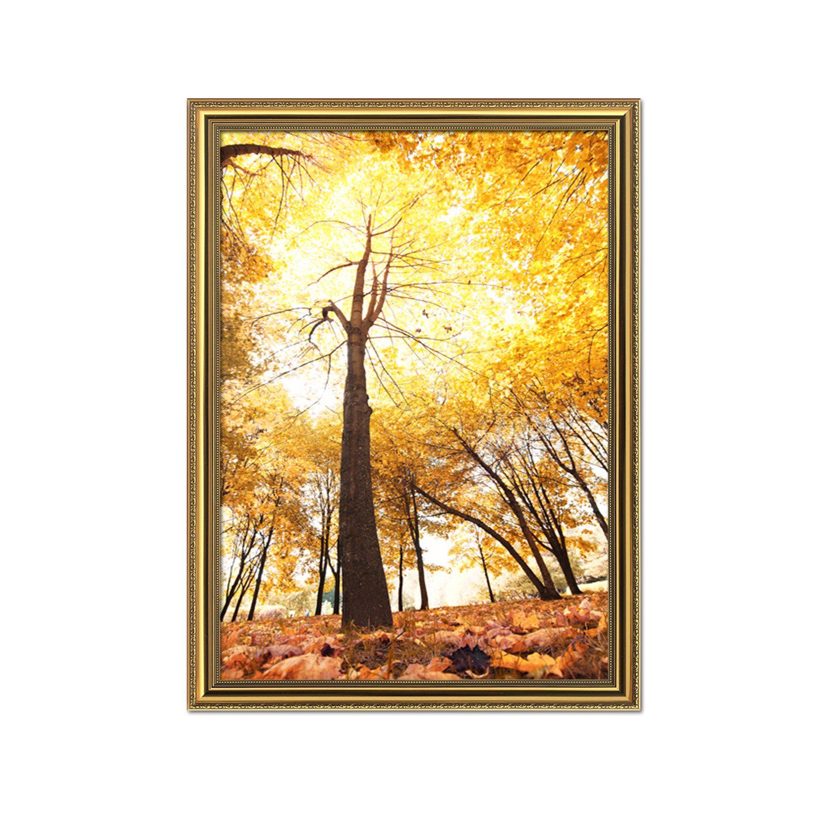 3D Beautiful Maple 020 Fake Framed Print Painting Wallpaper AJ Creativity Home