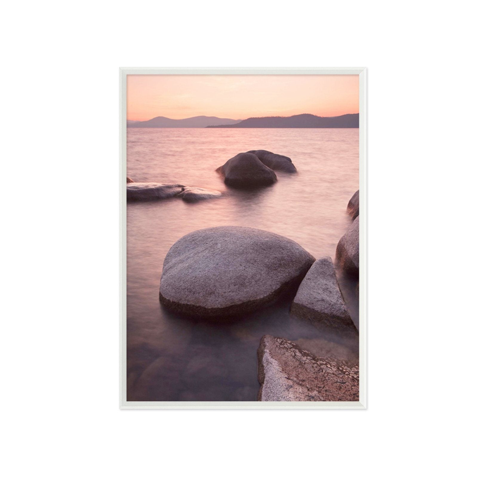 3D Quiet Stone 023 Fake Framed Print Painting Wallpaper AJ Creativity Home