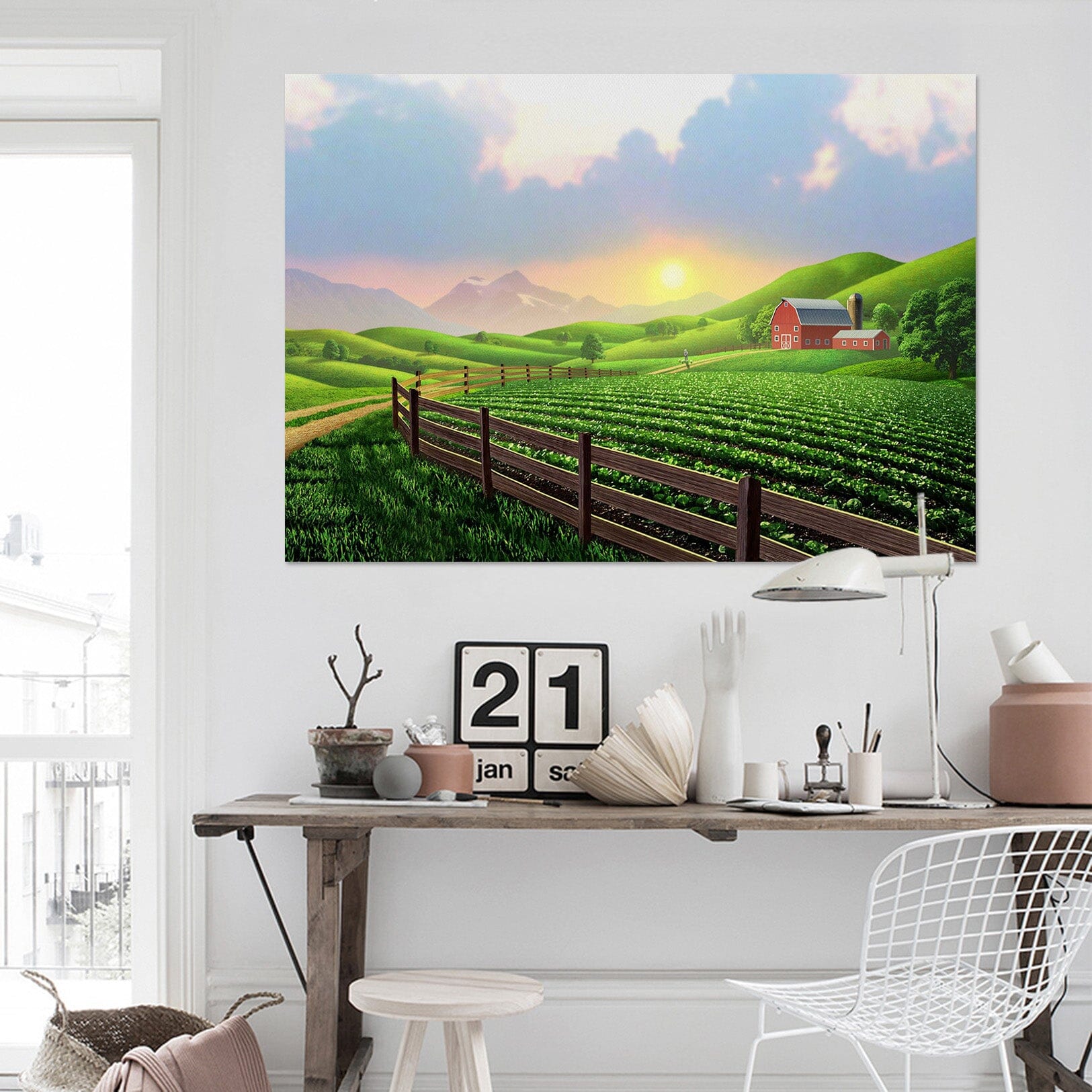 3D Happy Farm 017 Jerry LoFaro Wall Sticker Wallpaper AJ Wallpaper 2