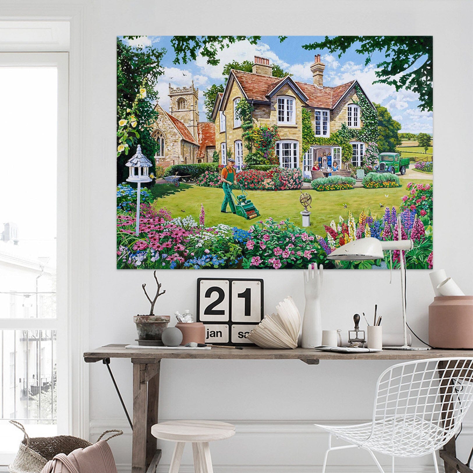 3D The Vicarage 080 Trevor Mitchell Wall Sticker Wallpaper AJ Wallpaper 2