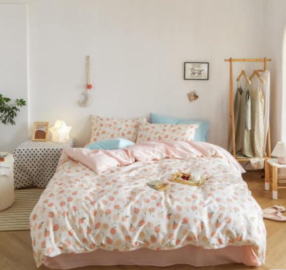 3D Pink Strawberry 50066 Bed Pillowcases Quilt