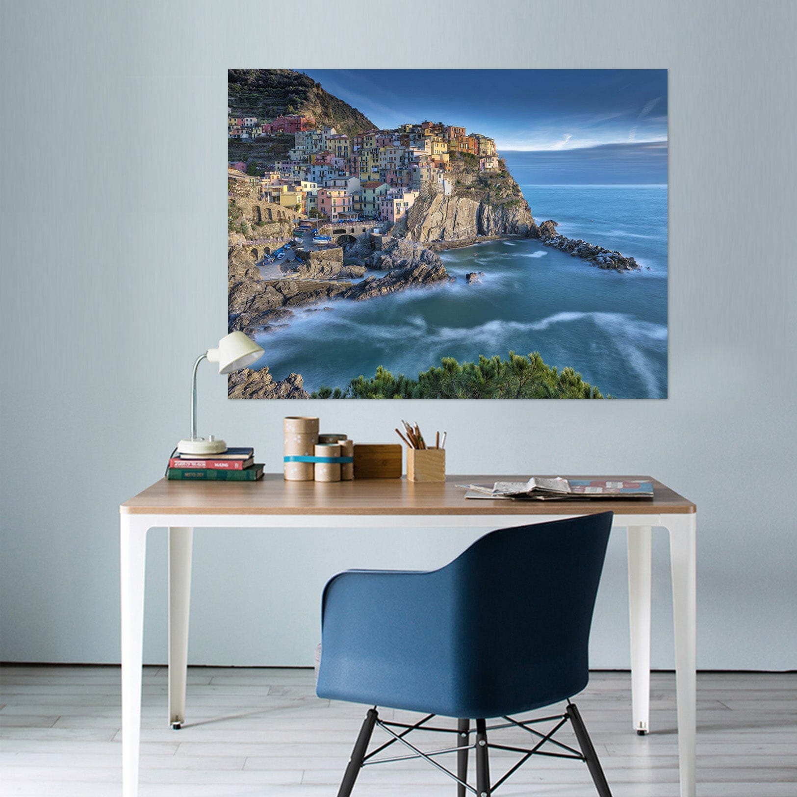 3D Cliff Sea 123 Marco Carmassi Wall Sticker Wallpaper AJ Wallpaper 2