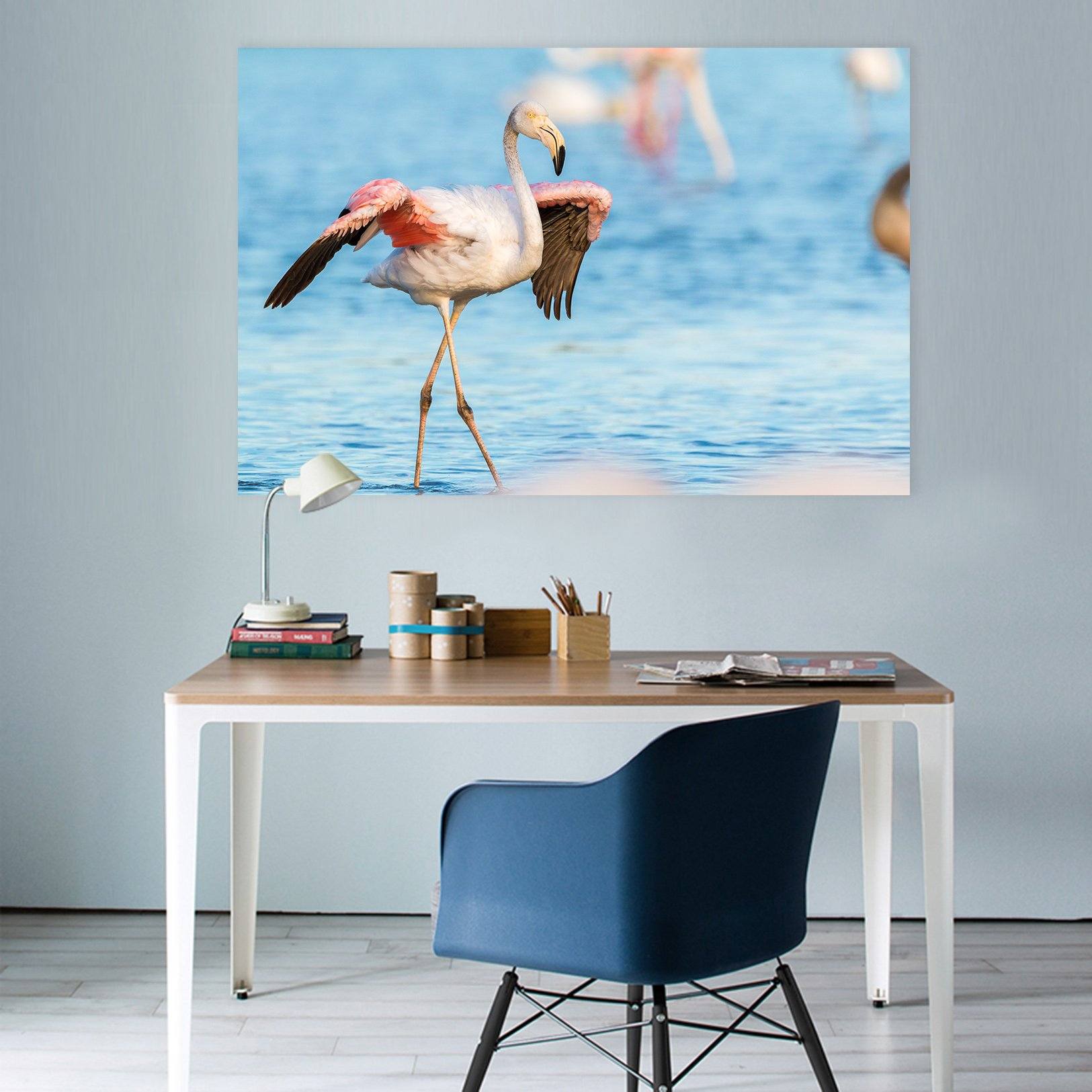 3D Flamingo 51 Animal Wall Stickers Wallpaper AJ Wallpaper 2