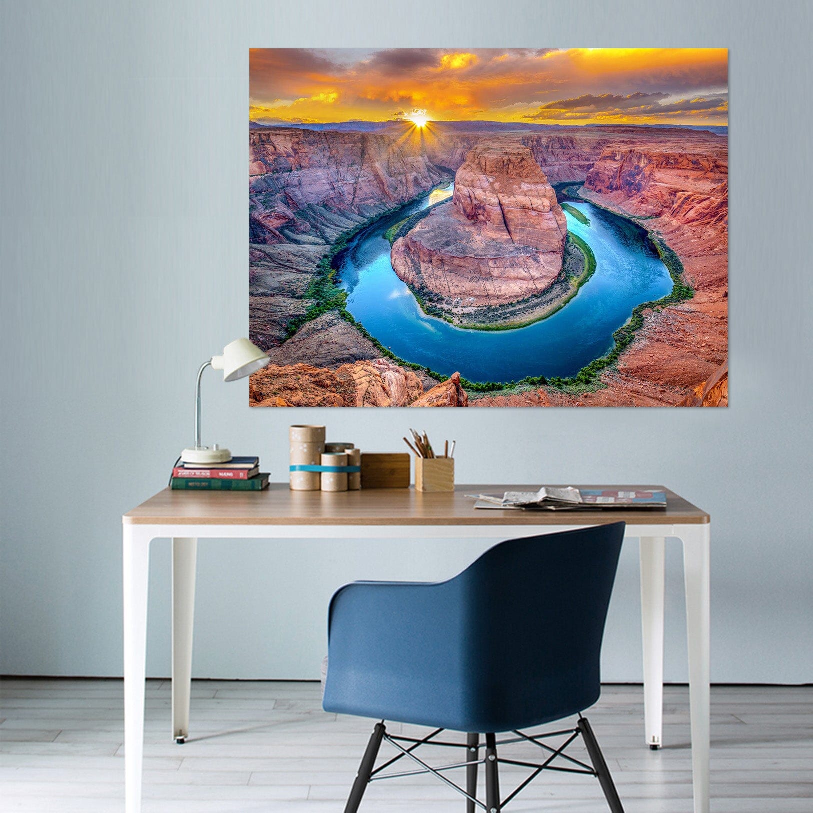 3D Magic Horseshoe Bend 140 Marco Carmassi Wall Sticker Wallpaper AJ Wallpaper 2
