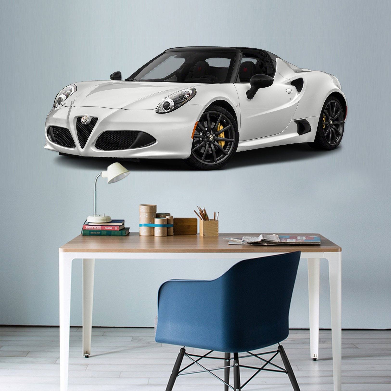 3D Alfa Romeo 4C Spider 180 Vehicles Wallpaper AJ Wallpaper