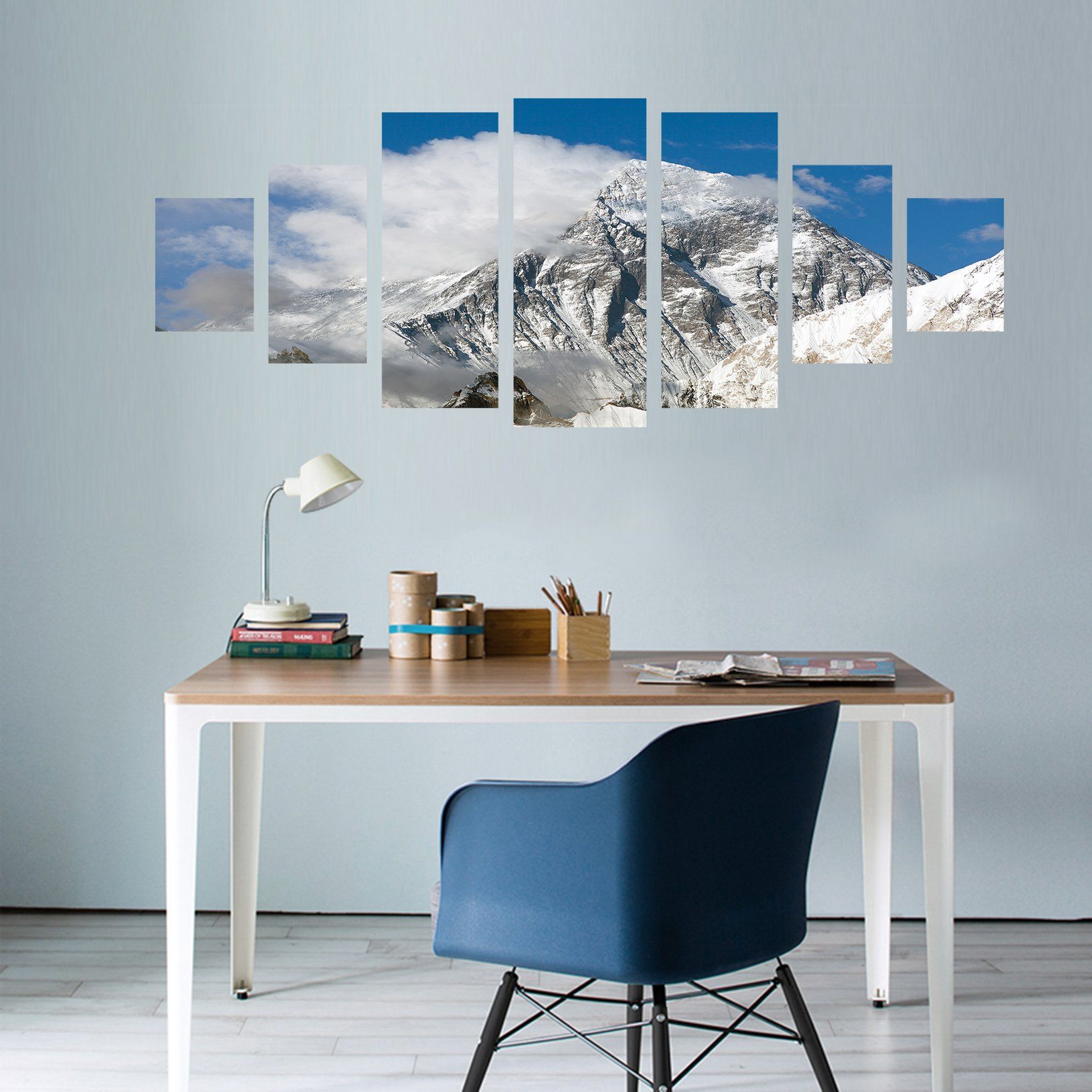 3D Snow Mountain 085 Unframed Print Wallpaper Wallpaper AJ Wallpaper