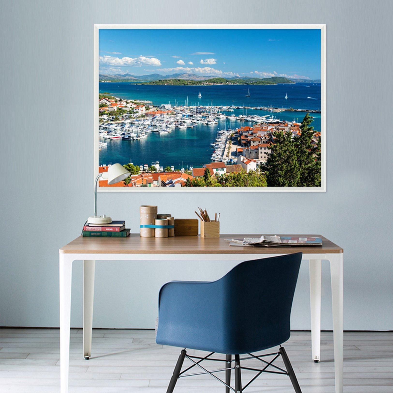 3D Sea Vessel 187 Fake Framed Print Painting Wallpaper AJ Creativity Home