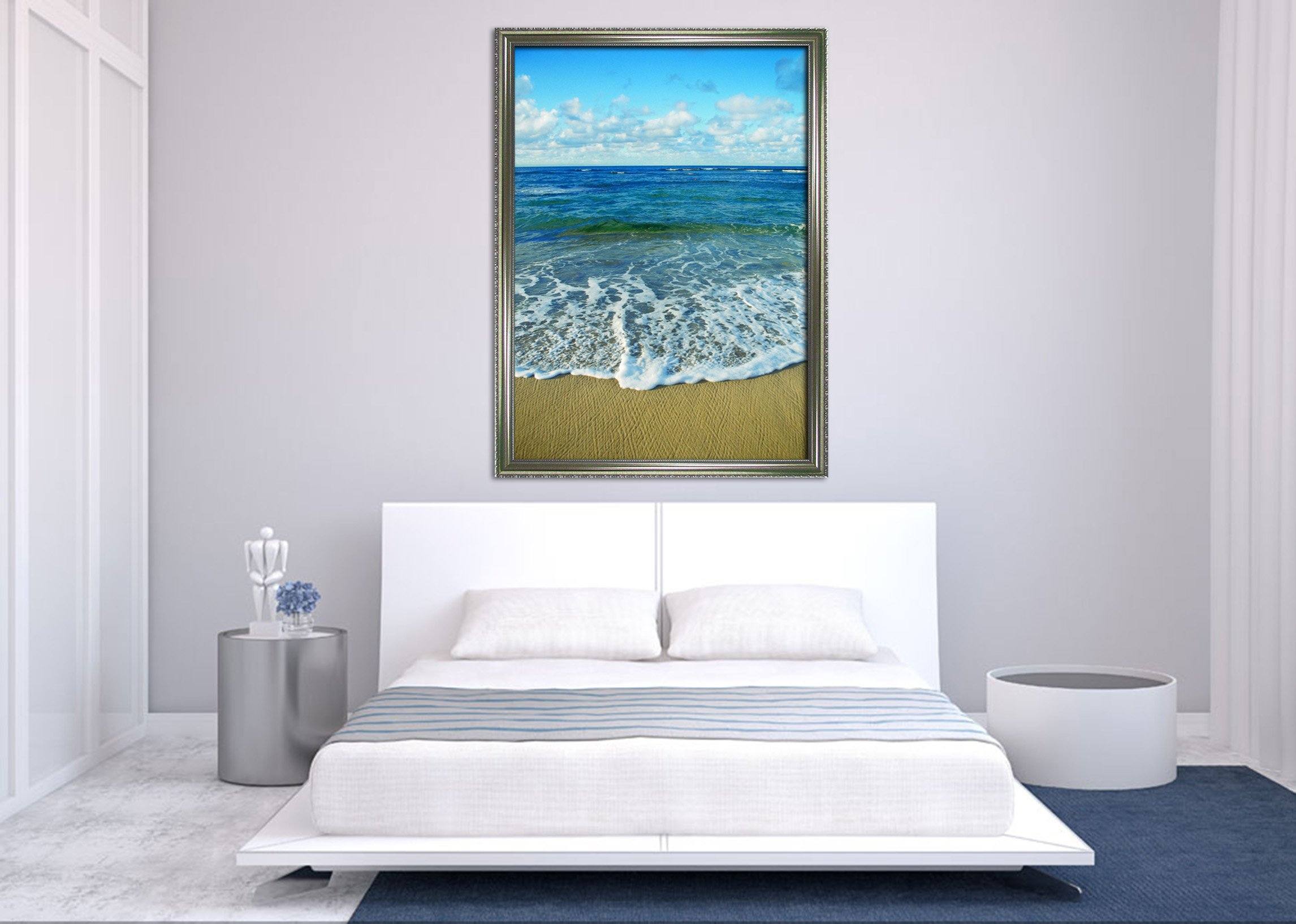 3D Endless Sea 082 Fake Framed Print Painting Wallpaper AJ Creativity Home