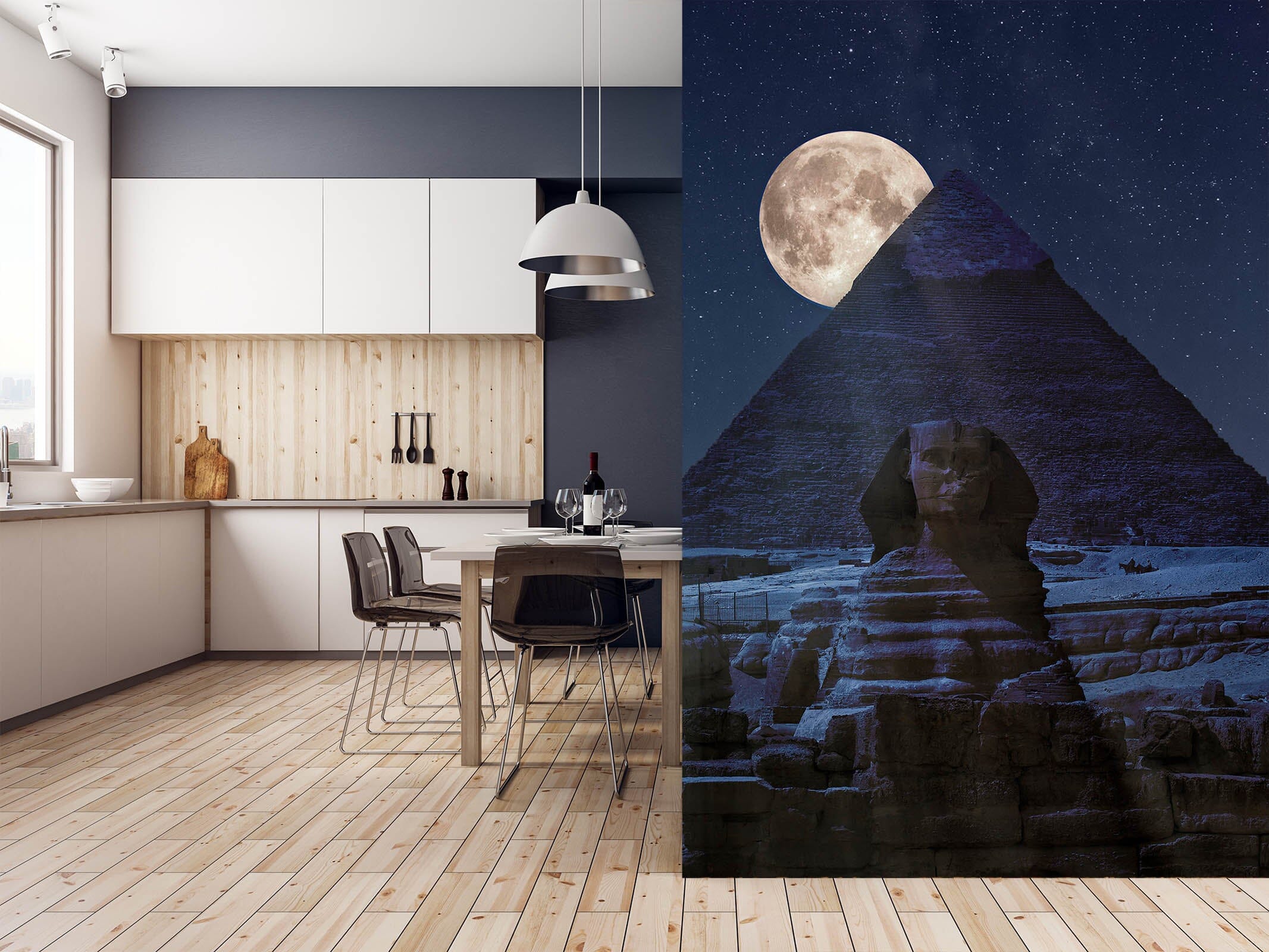 3D Moon Valley 1458 Marco Carmassi Wall Mural Wall Murals Wallpaper AJ Wallpaper 2