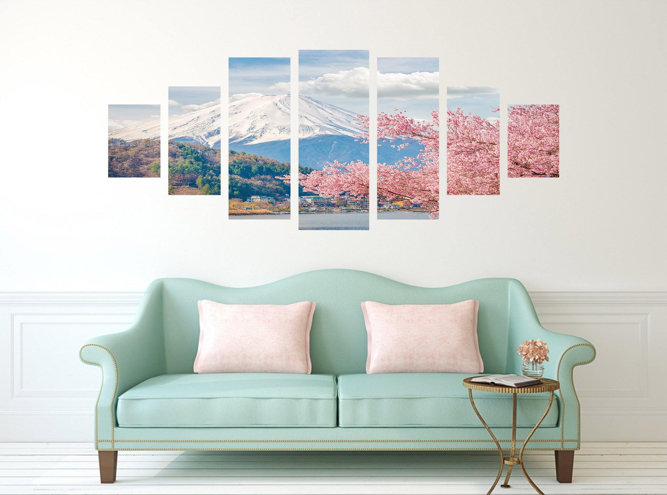 3D Snow Mountain 173 Unframed Print Wallpaper Wallpaper AJ Wallpaper