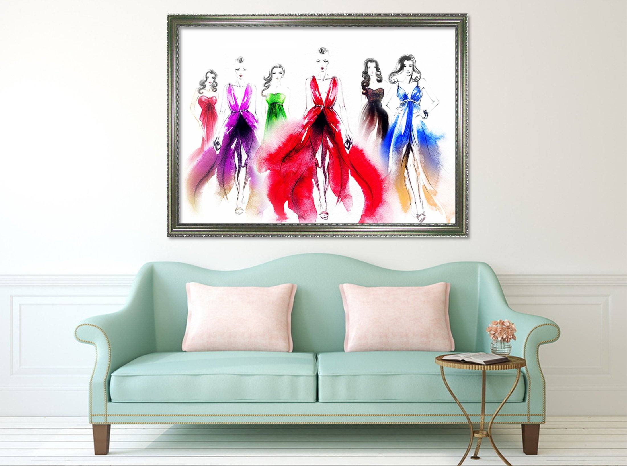 3D Gift Color 083 Fake Framed Print Painting Wallpaper AJ Creativity Home