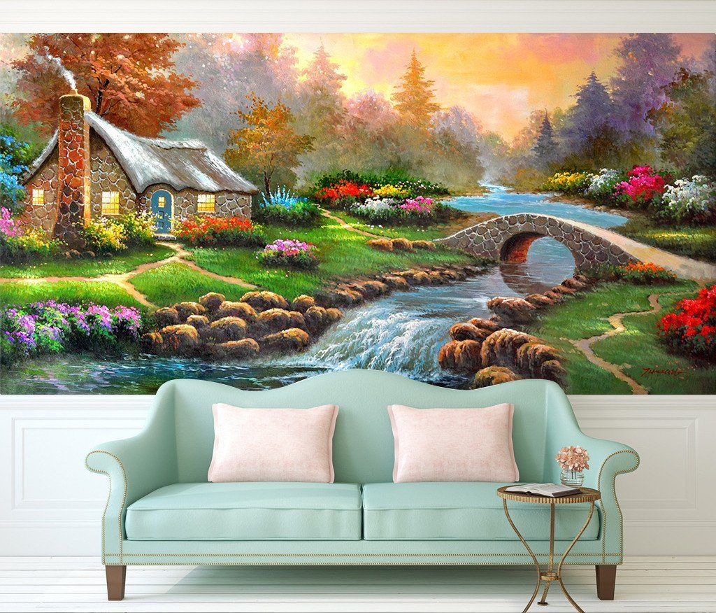 3D Wild Scenery Field Flower 562 Wallpaper AJ Wallpaper