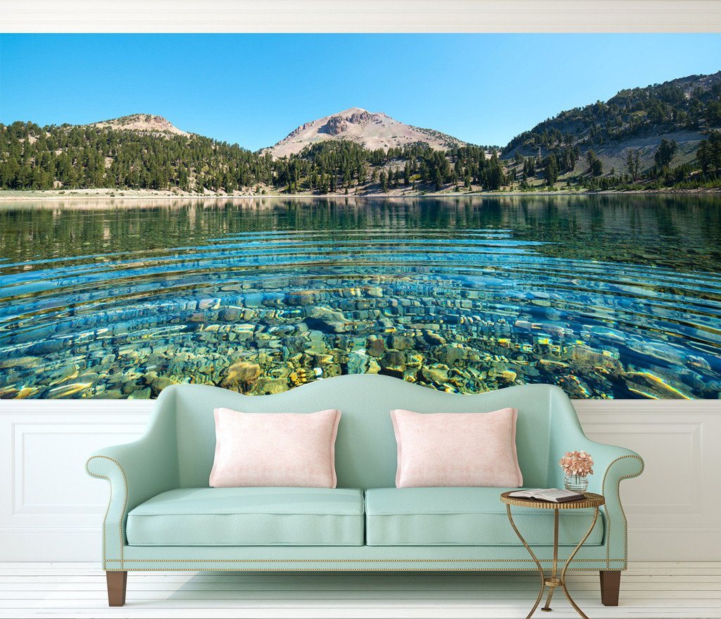 3D Clearly River Stone 829 Wallpaper AJ Wallpaper