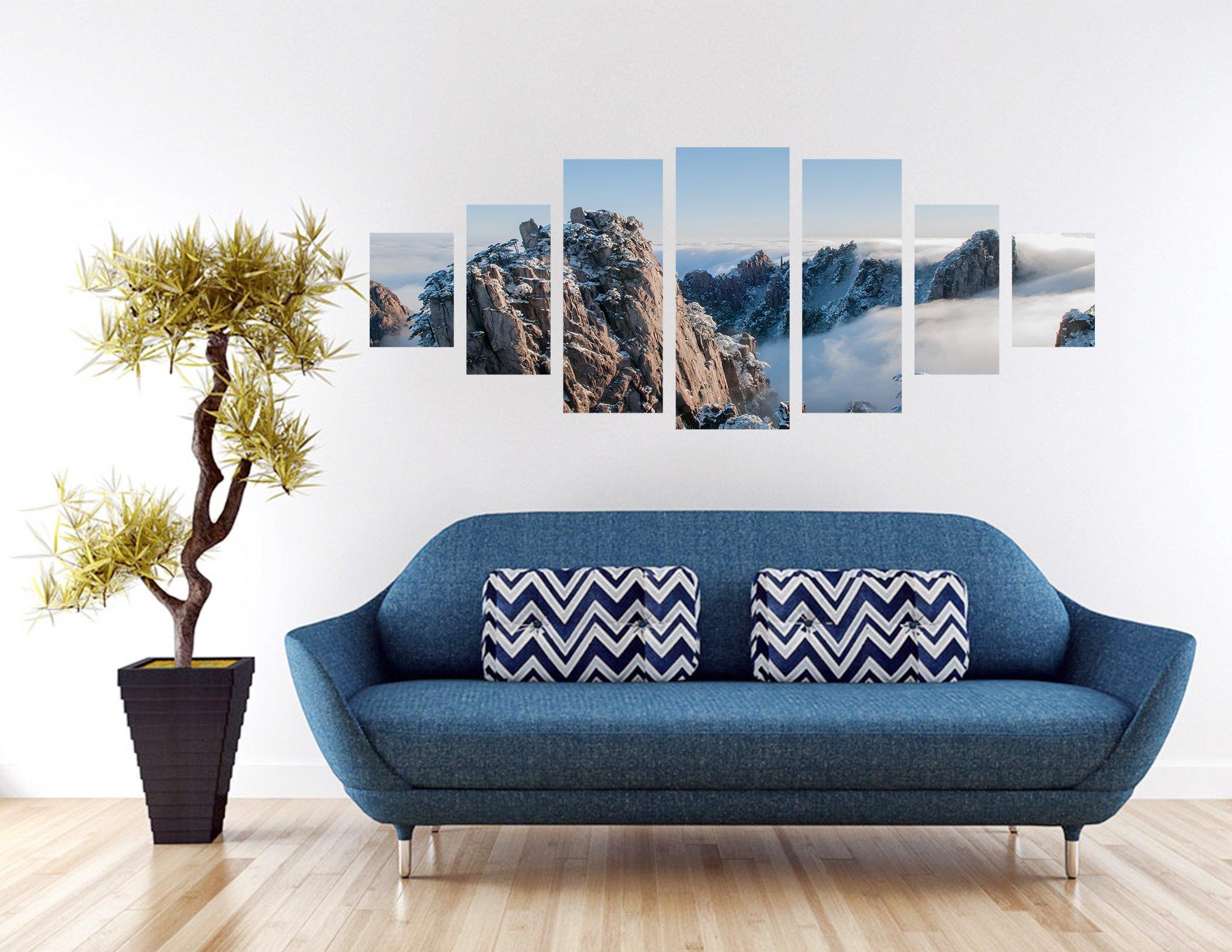 3D Beautiful Mountaine 039 Unframed Print Wallpaper Wallpaper AJ Wallpaper