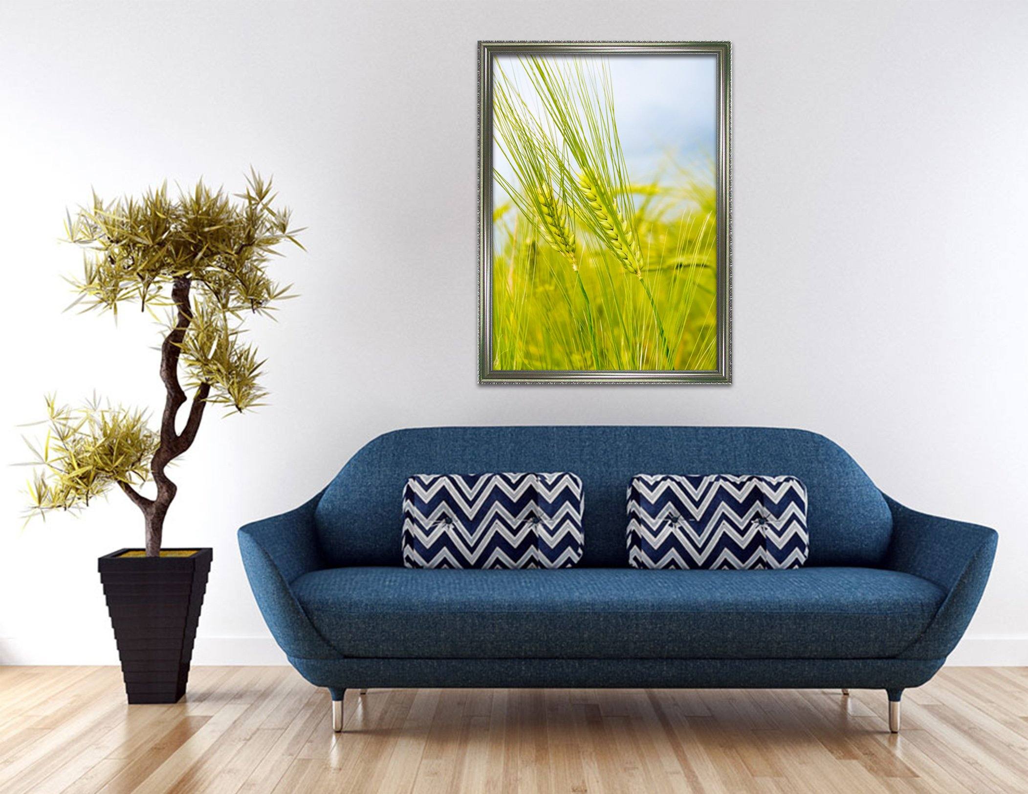 3D Dog's Tail Grass 021 Fake Framed Print Painting Wallpaper AJ Creativity Home