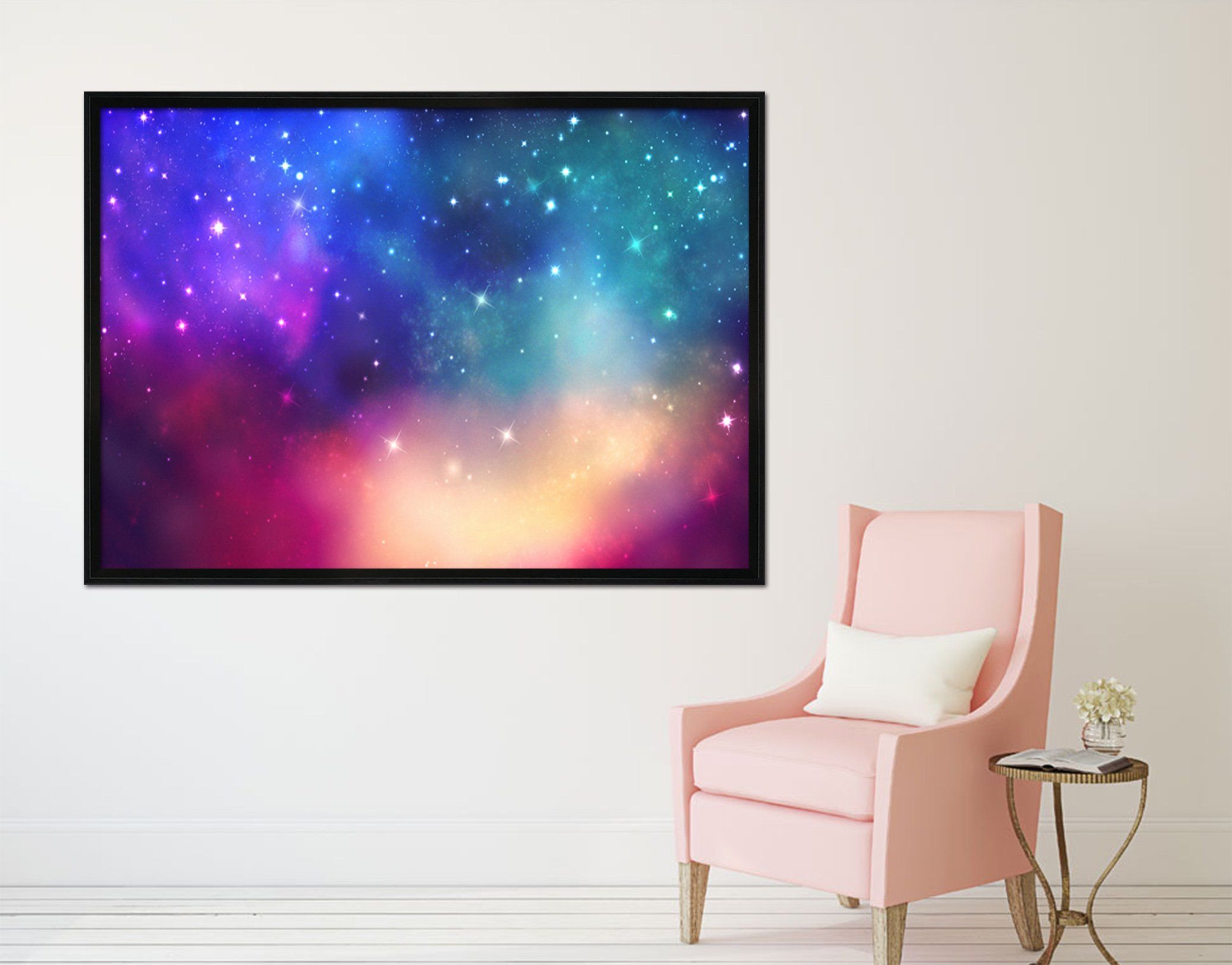 3D Color Cloud 190 Fake Framed Print Painting Wallpaper AJ Creativity Home
