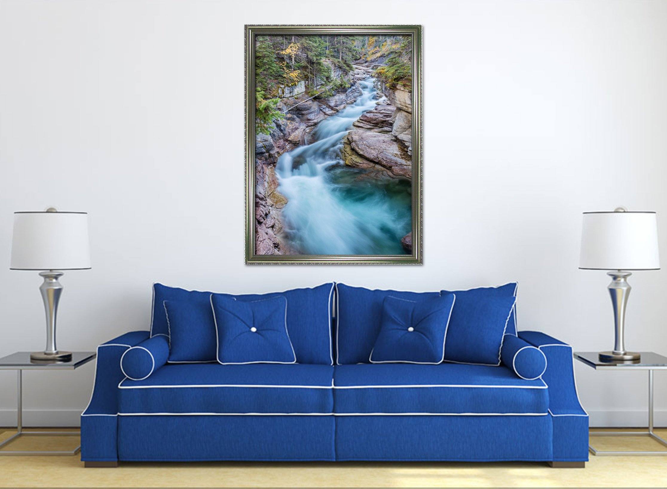 3D Rapid Bending 075 Fake Framed Print Painting Wallpaper AJ Creativity Home