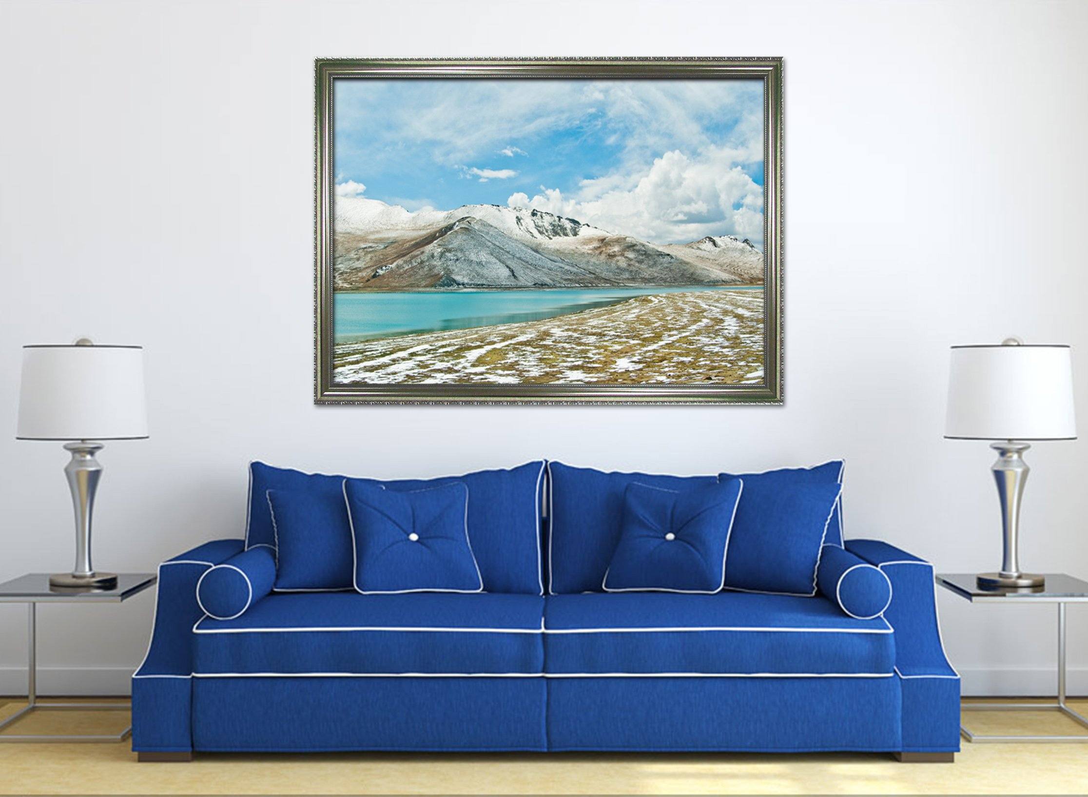 3D Stone Beach 198 Fake Framed Print Painting Wallpaper AJ Creativity Home